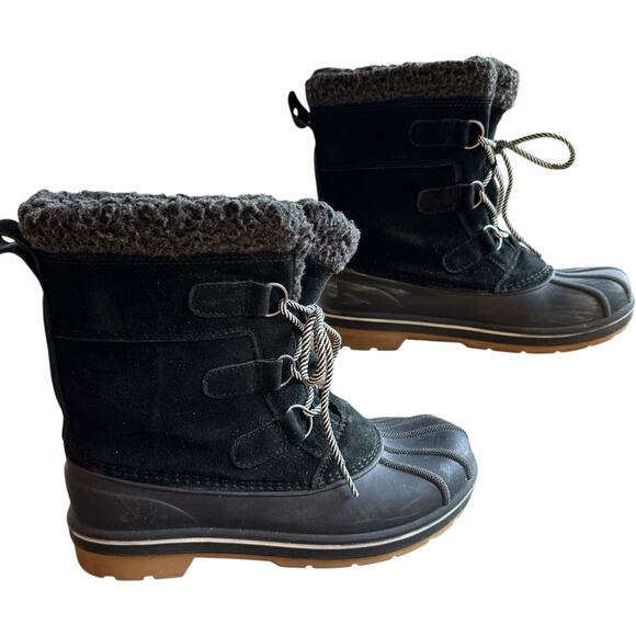 Cat Jack Snow Winter Duck Boots Kids SZ 6 Thermolite Insulated Waterproof Lined - Picture 1 of 13